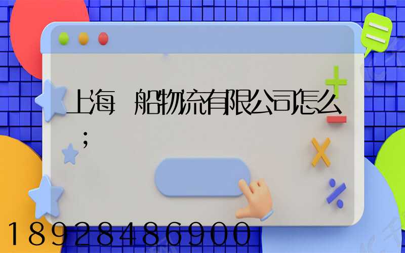 上海東船物流有限公司怎么樣