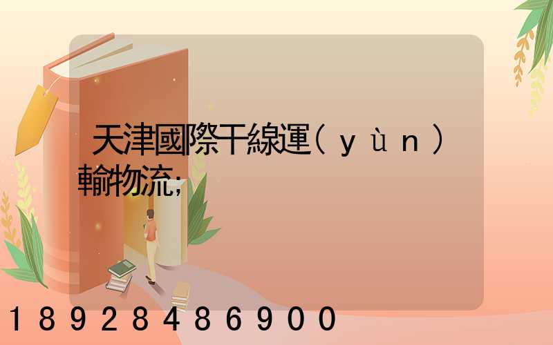 天津國際干線運(yùn)輸物流