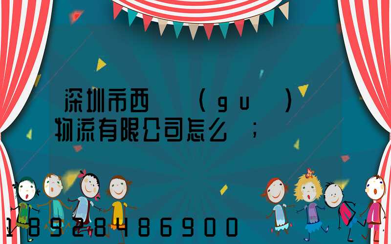 深圳市西遞國(guó)際物流有限公司怎么樣