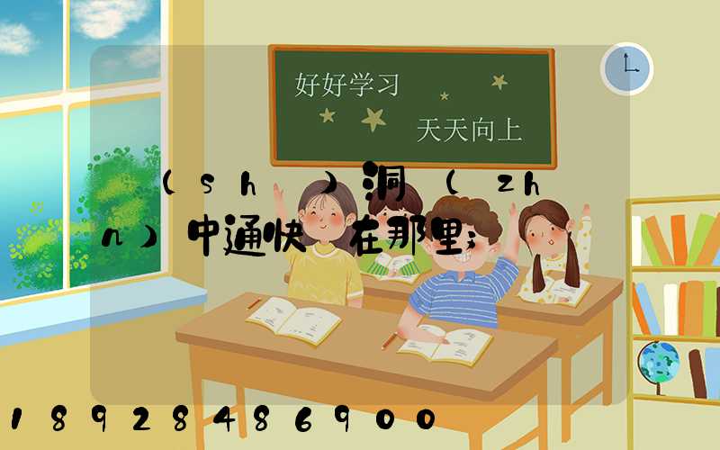 詩(shī)洞鎮(zhèn)中通快遞在那里